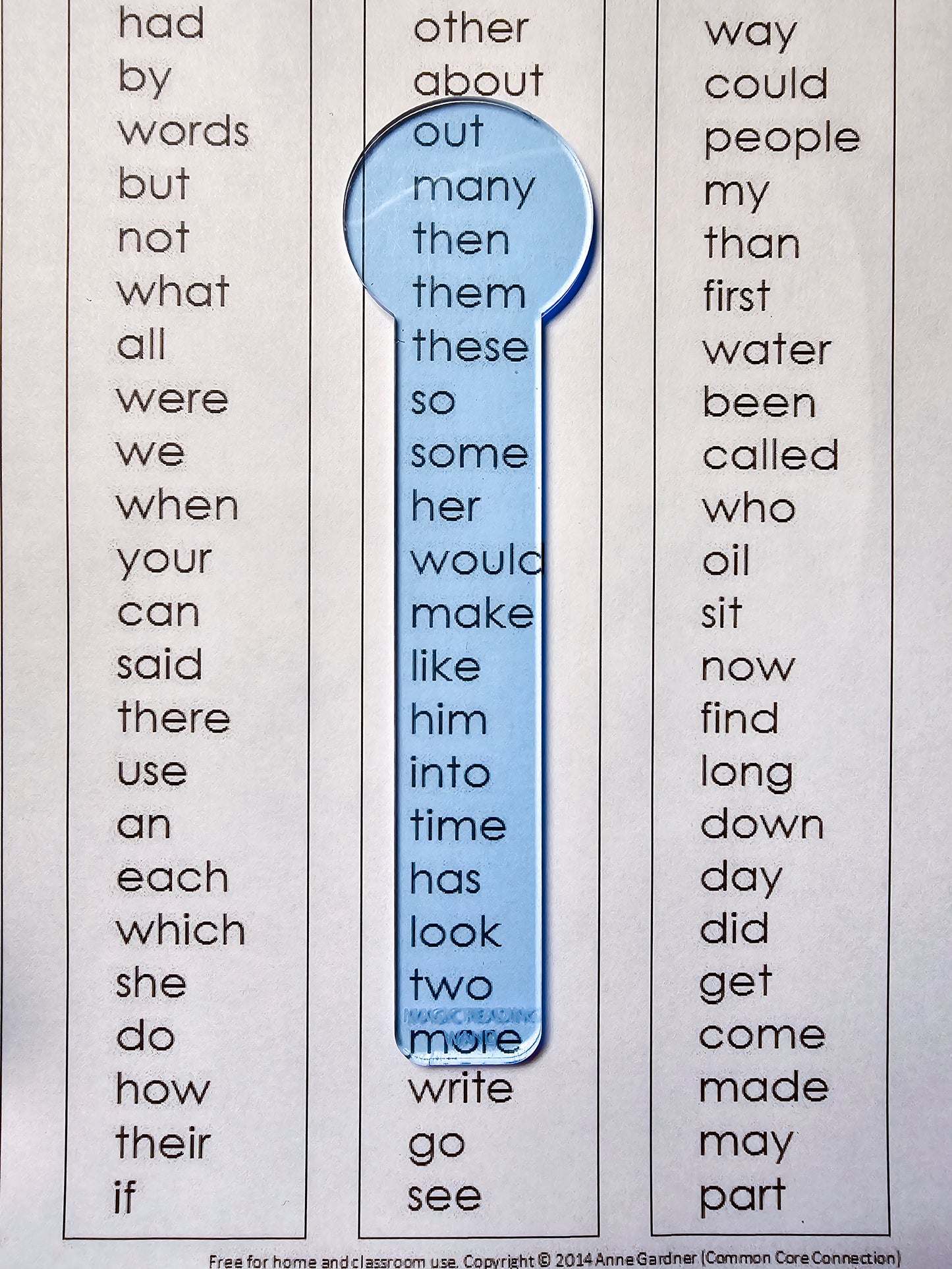 Light blue clear reading overlay on text to assist with reading and reducing visual stress, showcasing reading overlay functionality.