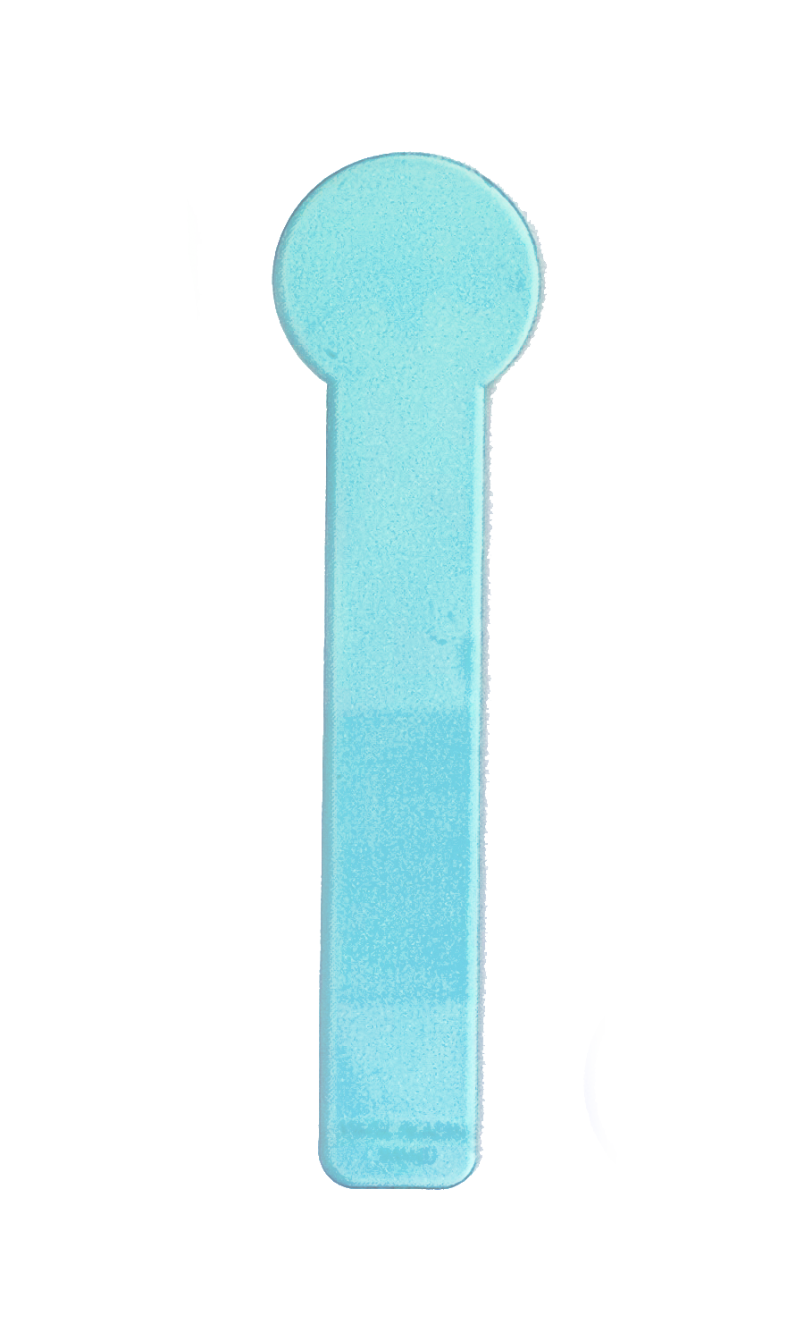 Light blue clear reading overlay designed to reduce glare and visual stress for easier reading.