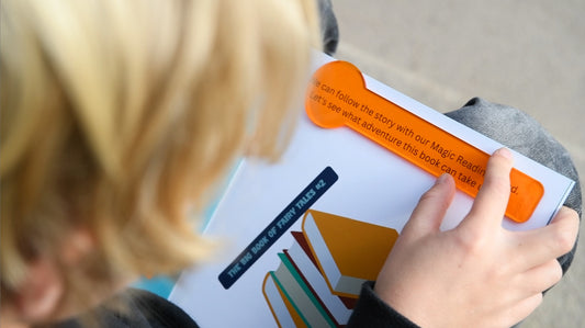 Reading Overlay - Orange Clear Reader child reading